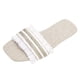 thumbnail image 1 of Bmisegm Women Sandals Fashionable New Pattern Color Block Square Toe Open Toe Breathable Flat Bottom Comfortable Summer Casual Beach Shoes Womens Sandals Summer Beige 9, 1 of 9