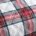 thumbnail image 6 of Mainstays 3-Piece Adult Quilt Set, Red Tartain Plaid, Full,Queen, 6 of 6