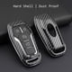 thumbnail image 5 of Fibra de carbono ABS Remote Key Fob Case Cover Chain para Style01, 5 of 9