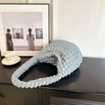 thumbnail image 2 of Bolso De Hombro Bolso De Mujer 2023 Plisado Hobo Bag Soft Quilted Puff Girls Purse (Azul), 2 of 8