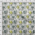 thumbnail image 4 of oneOone Rayon Dusty Green Fabric Leaves Sewing Craft Projects Fabric Prints By Yard 56 Inch Wide, 4 of 5