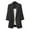 Black, variant on WEAIXIMIUNG Lole Jacket Women Medium Length Large Size Suit Jacket Korean Version Loose Casual Fashion Small Suit Women