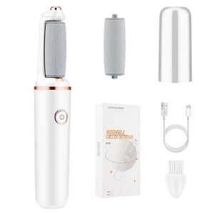 Binwennn Tournevis rechargeable sans fil Destornillador Inalambrico Mini Fichier de pied portable sans fil de forage pour la pédicure lisse chargeable de la baguette de pédicure pour les soins du pied & Peau morte des pieds