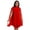 Red, variant on Women's Crewneck Dress Cape Sleeve Poncho Dresses Summer Loose Knee Length Sundress for Womens S-XXXL