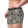 thumbnail image 2 of JUNZAN Rooster Mens Underwear Boxer Briefs for Men’s - XX-Large, 2 of 7
