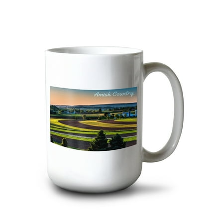 

15 fl oz Ceramic Mug Amish Country Sunset in Amish Country Photography Dishwasher & Microwave Safe