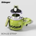 thumbnail image 4 of Sidagar 27 oz Insulated Stainless Steel Water Bottle with Straw and Carry Handle, Leak-Proof, Wide Mouth, Green, 4 of 9