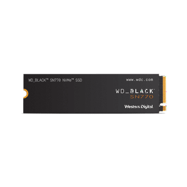 Western Digital WD_BLACK SN770 M.2 2280 1TB PCIe Gen4 16GT/s, up to 4 Lanes Internal Solid State Drive (SSD) WDS100T3X0E