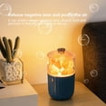 thumbnail image 5 of Yyeselk Personal Desk Humidifier Himalayan Salt Lamp Essential Oil Diffuser for Car Travel Hotel, Color Lights, USB Portable Mini Romantic Humidifiers Diffusers for Office, Bedroom, 5 of 7
