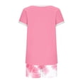 thumbnail image 5 of YueHuiYing Womens Two Piece Outfits Summer Lounge Sets Tracksuit V Neck Buttons Down Tops and Shorts Set with Pockets, 5 of 6