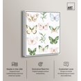 thumbnail image 2 of Butterfly Collection Canvas Print Floral Art by Art Remedy, White Frame, 20 x 24, 2 of 6