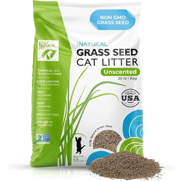 okocat Super Soft Clumping Natural Wood Cat Litter for Delicate Paws ... - Non-Gmo Soybean Cat Litter Clumping