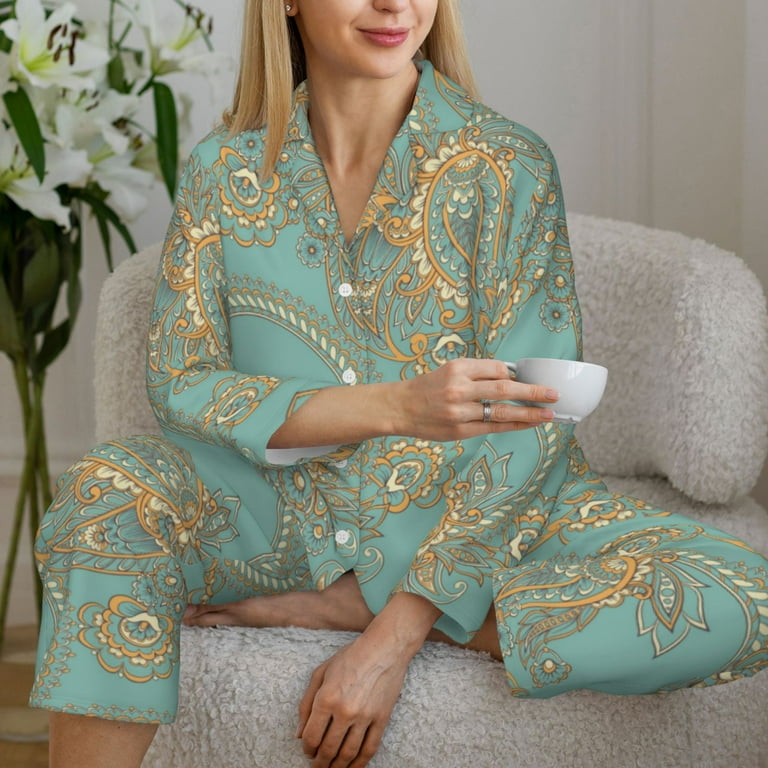 Paisley pajamas womens sale