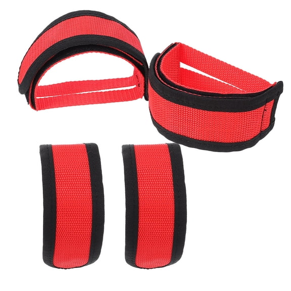 Raindrops 2 Pair Bike Pedal Straps Adjustable Bicycle Toe Clips Straps Anti-Slip Bicycle Feet Straps Universal Bicycle Pedal Straps