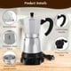 thumbnail image 4 of Cafetera eléctrica para café espresso Lemosae, 300 ml, 6 tazas, 4 of 7