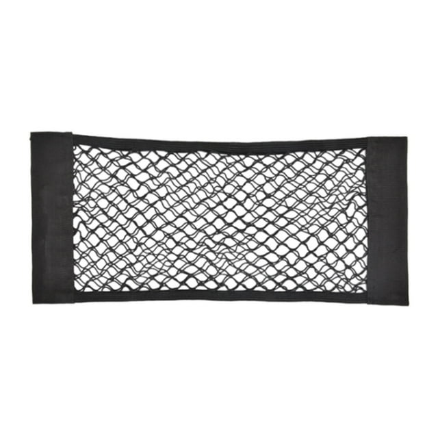 Red para equipaje trasero de coche, de almacenamiento para coche, malla de 55x25cm, red de almacenamiento elástica ajustable de doble capa para