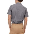 thumbnail image 3 of Ma Croix Men's Basic Urban Slim Fit Short Sleeve Dress Shirts, 3 of 5