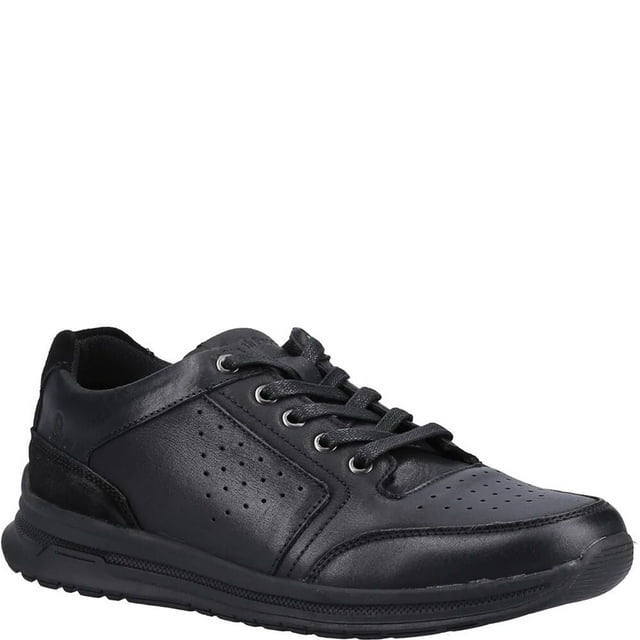 Hush Puppies Mens Joseph Leather Trainers