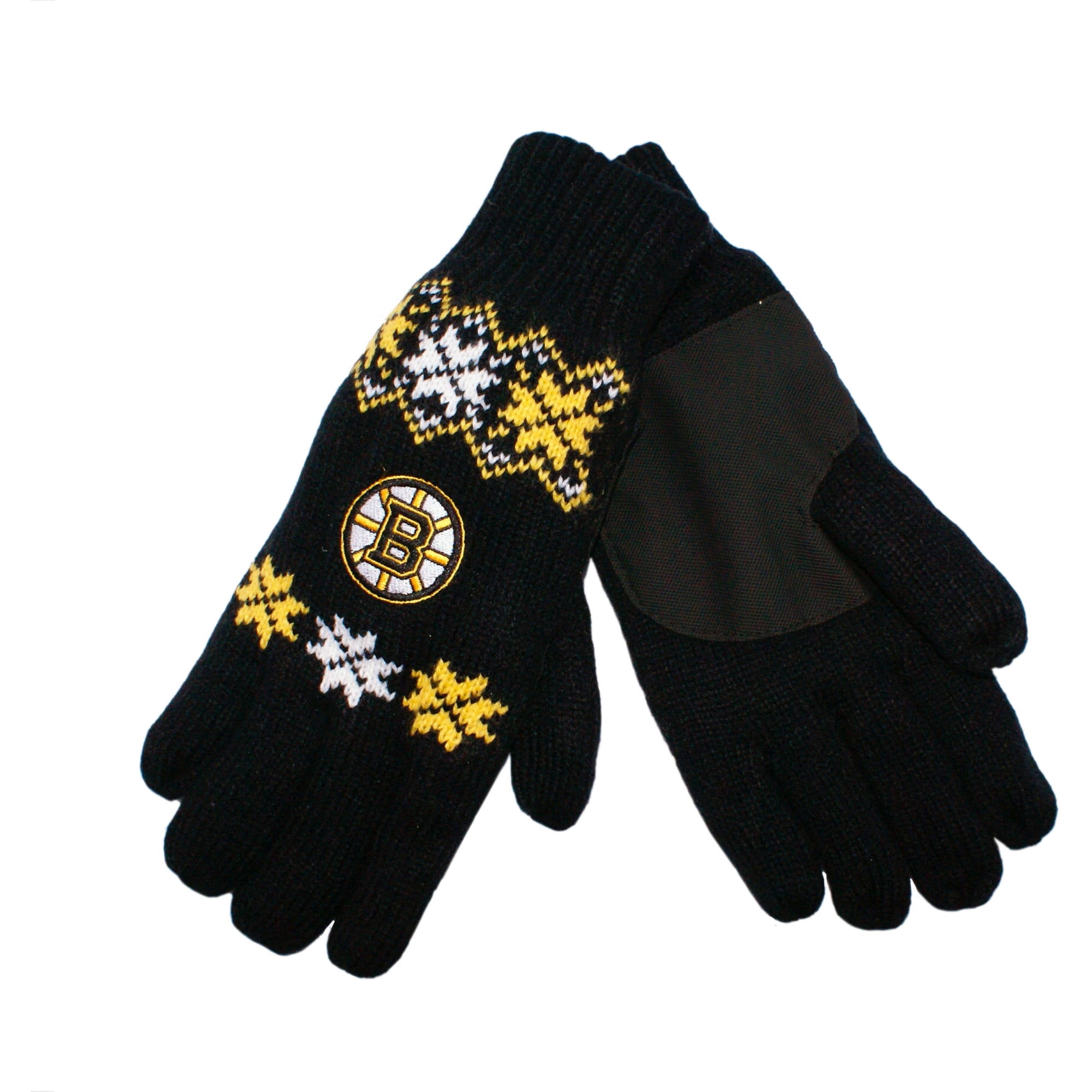 NHL Forever Collectibles Lodge Gloves, Boston Bruins