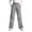 Gray, variant on Women's Convertible Cargo Pants Zip-Off Wide Leg Casual Outdoor Utility Trousers with Pockets