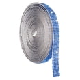 thumbnail image 1 of Rollo de cinta de cristal de strass, 5 filas de tiras de cristal autoadhesivas de 4 yardas color azul claro, 1 of 6