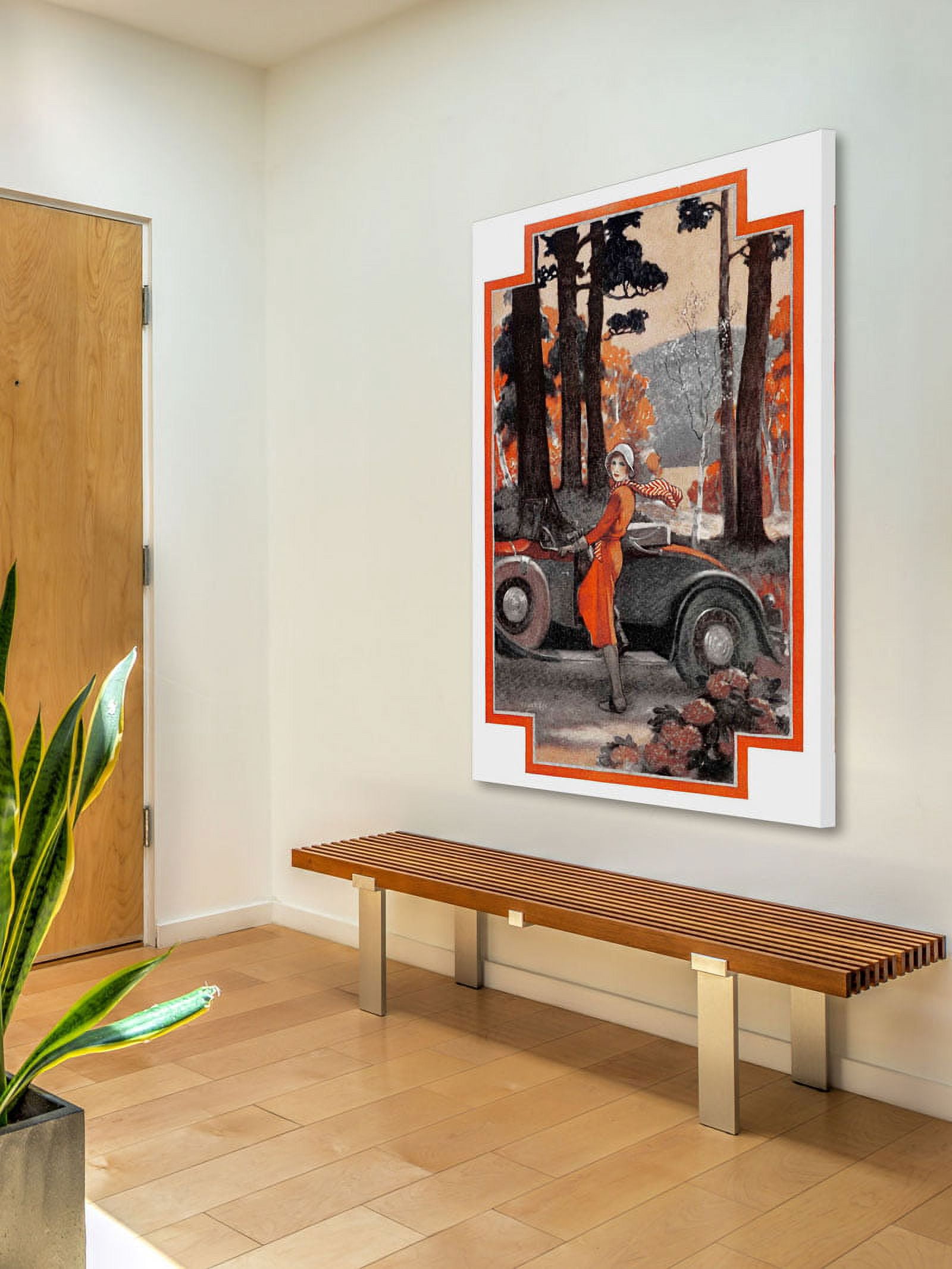 Marmont Hill "Lady in Orange" Painting Print on Canvas