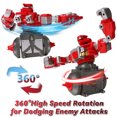 Wisairt RC Battle Robot,2 PCS 360 Degree Rotation Remote Control