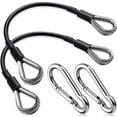 thumbnail image 3 of 2Pcs Gym Cable Extension Fitness Extension Rope Compatible with Gym Accessories, 3 of 9