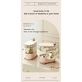 thumbnail image 3 of FAROOT Rotating Jewelry Storage Organizer 3/4 Tier Elegant Earring Necklace Display Box Holder, 3 of 8