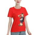 thumbnail image 2 of Women's Basic Short Sleeve T-Shirt One Piece Robin, 2 of 6
