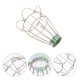 thumbnail image 3 of 4pcs Metal Lamp Bulb Guard Clamp Vintage Light Cage Hanging Industrial Lamp Covers Pendant Decor for Home Bar, 3 of 5