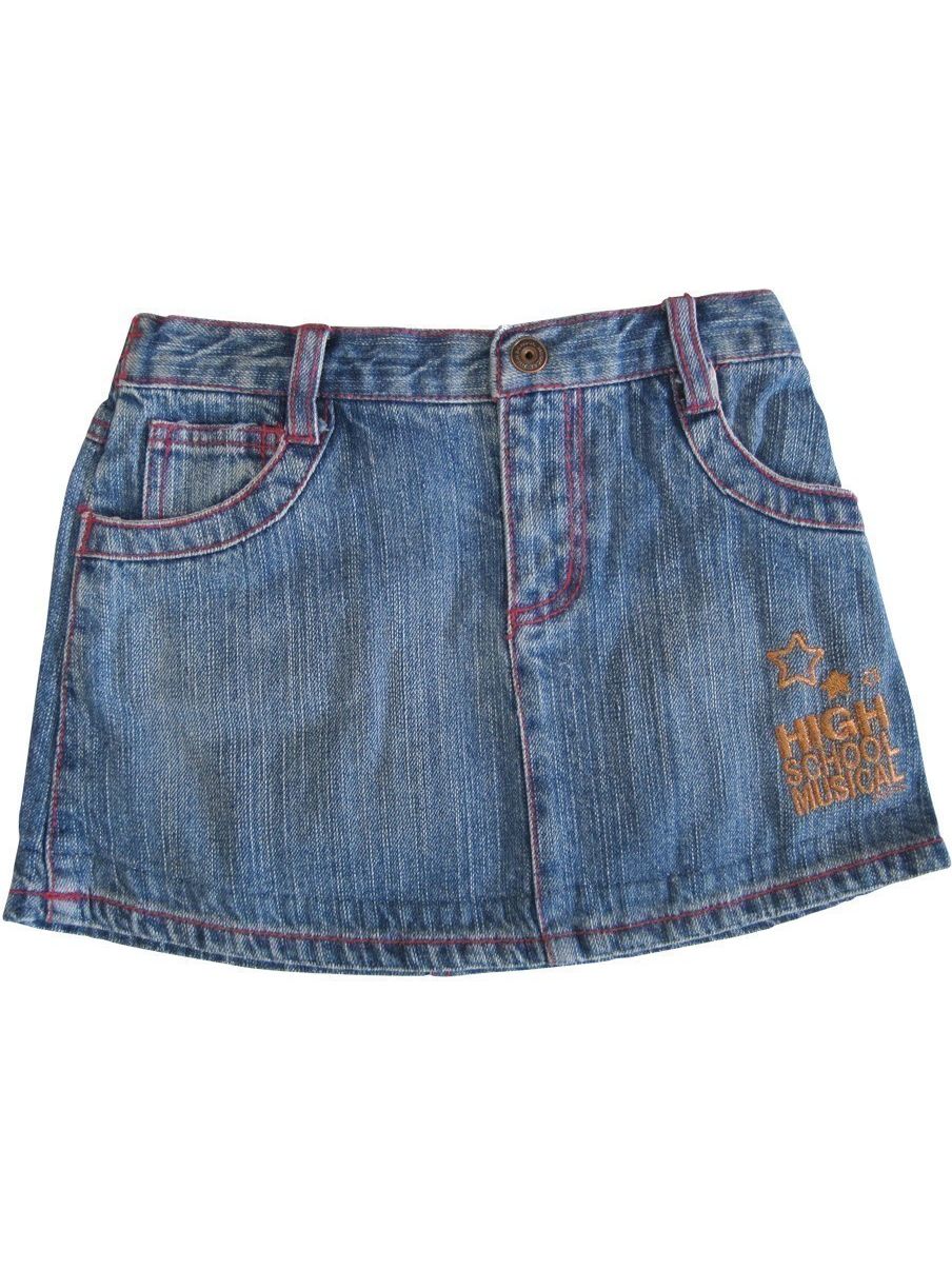 girls blue school skirt