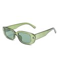 thumbnail image 2 of iKANOO Rectangle Sunglasses Women Fashion UV 400 Retro Square Frame Glasses Eyewear (Green) iKANOO iKANOO, 2 of 2