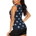 thumbnail image 3 of Lsque Wolf And Moon Printed Workout Tank Tops for Women, Athletic Sports Tank Tops, Compression Sleeveless Dry Fit Shirts,Sleeveless Yoga Shirt-X-Large, 3 of 9