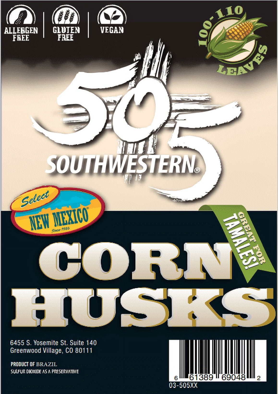 505 Southwestern Select New Mexico Corn Husks, 15 oz Bag – Hojas de Maiz for Tamales