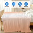 thumbnail image 4 of LightSalmon Ombre Cooling Blanket, Lightweight Breathable Summer Throw Blanket with Double Sided Cold Effect, Modern Gradient Abstract Art Picnic Beach Blankets Bed Sheet for Hot Sleepers 30"x40", 4 of 8