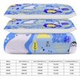 thumbnail image 2 of HAHDAXIA Animal Cute Pattern Bedding Solid Comforter Set for All Seasons,3 Pieces(1 Comforter+2 Pillowcases),Soft Microfiber Bedding Set Twin(86"x70"), 2 of 7