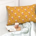 thumbnail image 4 of Salouo Cute Popcorn Pattern Pillow Cases,1PC Pillow Covers with Envelope Closure Decorative Pillow Case for Bed Couch,Pillows Not Included-14"x20", 4 of 6