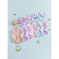 thumbnail image 3 of BemeyourBBs Toddler Baby Girl Heart Swimsuit Infant Bathing Suit One-Piece Swimsuits With Sun Hat Set Ruffle Rash Guard Long Sleeve Swimwear Summer Beach Wear, 3 of 9