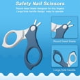 thumbnail image 2 of Baby Nail Kit, Baby Nail Care Set with Cute Case- Include Baby Nail Clipper, Scissor, Nail File & Tweezer, Suit for Baby Manicure Kit for Newborn, Infant, Toddler, 2 of 7