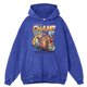 thumbnail image 2 of Sudadera con capucha retro desgastada para hombre, estilo hip hop, estilo club Champ 67, informal, de gran tamaño, 100 % algodón, 2 of 5
