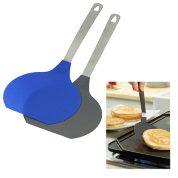 2 Pc Jumbo Flexible Turner Heat Resistant Kitchen Tools Utensil Spatula Flipper