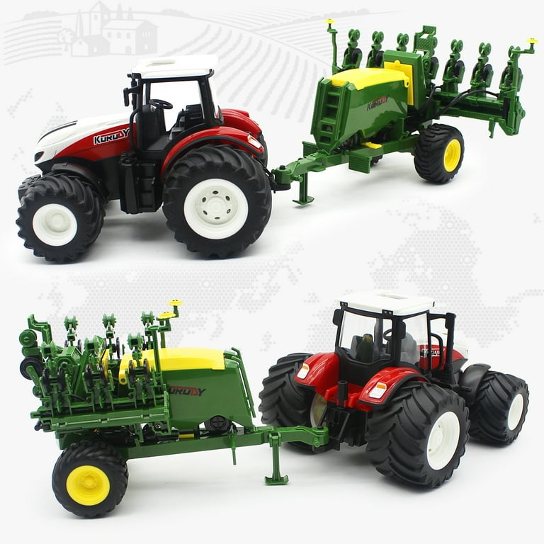 farm jiorama 24 Fisca 1/24 Remote Control Farm Tractor Toy with Big Plastic