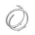 thumbnail image 1 of Stainless Steel Double Nose Rings Single Pierced Spiral Nose Rings Jewelry zhangyuxiang LED, 1 of 2