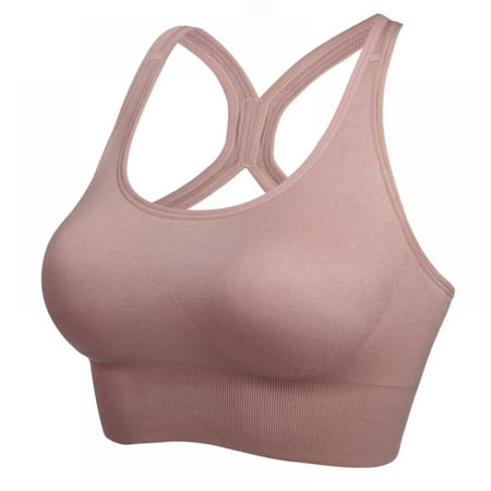 

Pretty Comy Racerback Sports Bras for Women- Padded Seamless High Impact Support for Yoga Gym Workout Fitness