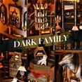 thumbnail image 3 of Halloween Dark Family DIY 3D Wooden Book Kit with LED Lights for Adults - Miniature Puzzle Booknook Bookshelf Insert, 3 of 6
