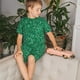 thumbnail image 4 of Balery Green Glitter Conjunto de Pijama Infantil de Manga Corta con Estampado – Ropa de Dormir de Algodón Suave-Large, 4 of 6