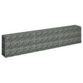 thumbnail image 2 of vidaXL Gabion Raised Bed Galvanized Steel 141.7"x11.8"x3.9", 2 of 121