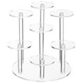 thumbnail image 5 of Clear Display Stand Multi Tier Collection Display Rack Pedestal Round Riser Stand, 5 of 7