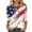 style05-Multicolor, variant on Placed 4th of July Shirt 3/4 Sleeve Shirts For Women Loose Fit Crewneck Dressy Casual Tops Lightweight Solid Color Comfy Cute T Shirts Casual Tops XXL Previous History